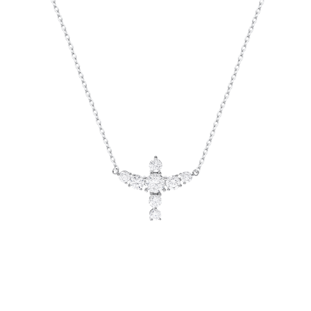 Colar Moissanite Divino Espírito Santo